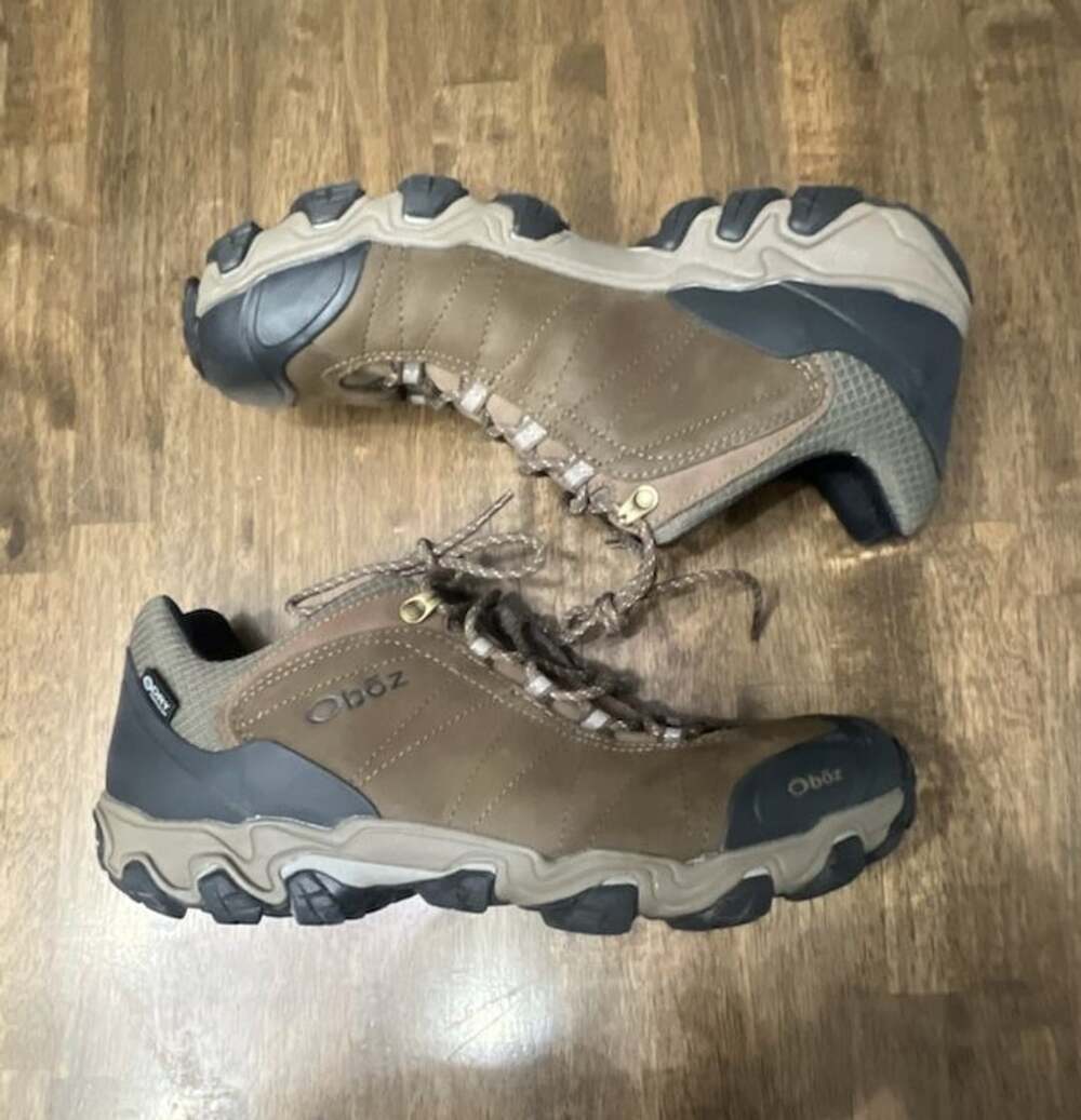 Oboz Bridger Low Waterproof Hiking Shoes Canteen Brown Mens 13